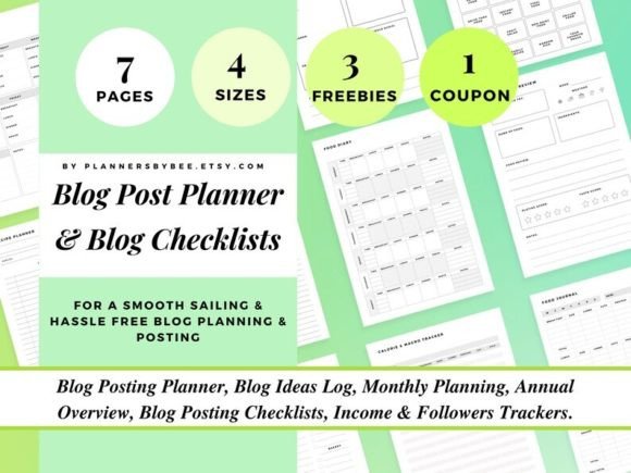 Download Blog Planner Templates Editable, Blogger - Blog Collection